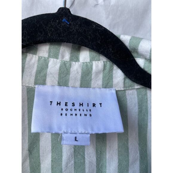 THE SHIRT ROCHELLE BEHRENS Women's tunic Shirt Button Cotton Casual Size L - Picture 3 of 11